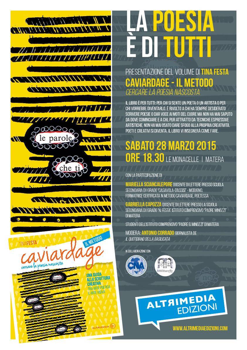 Presentazione “Caviardage, cercare la poesia nascosta”