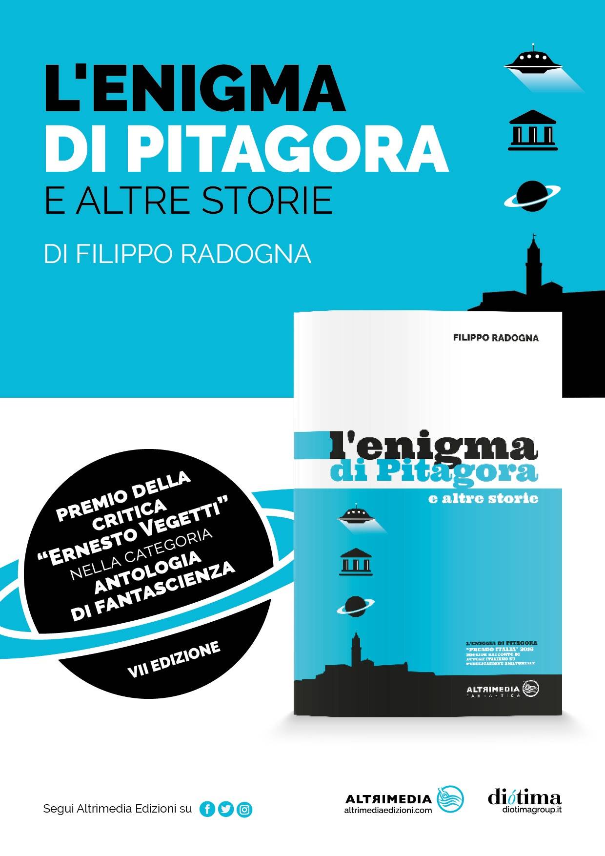 "L'enigma di Pitagora e altre storie" vince il Premio migliore antologia di fantascienza “Ernesto Vegetti”