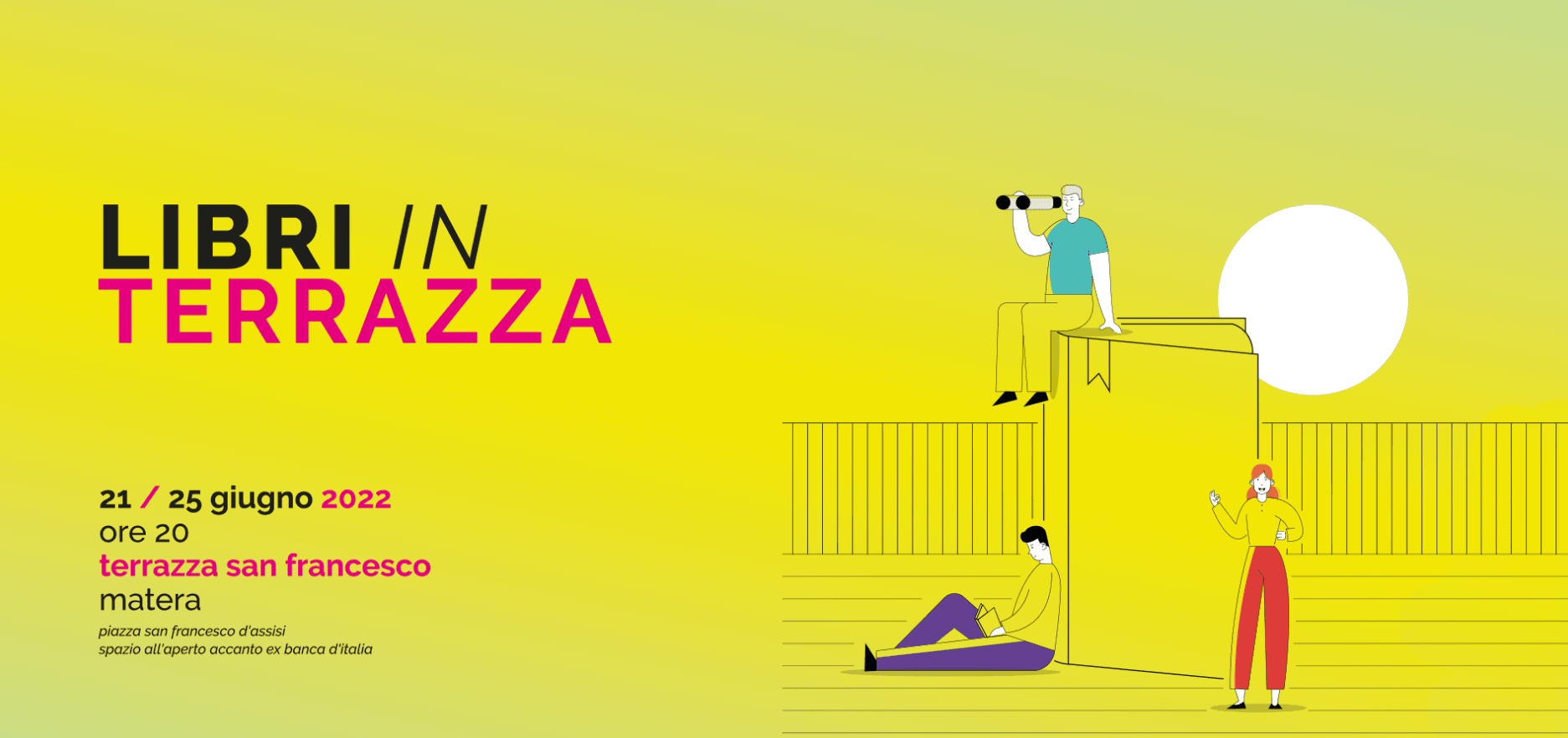 Terza edizione del “Festival Libri in Terrazza” e sesta edizione del Premio letterario nazionale Liberalia “La città dei Sassi”, il 27 la presentazione